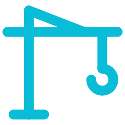 כבלי גומי, עגורנים ומכרות
